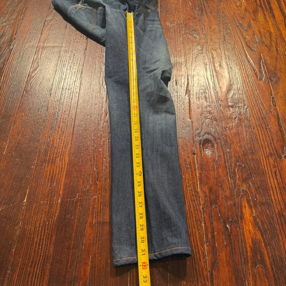 Diesel Safado Jeans Mens 32x32 Blue Slim Straight Button Fly Made in USA Faded - Picture 6 of 10